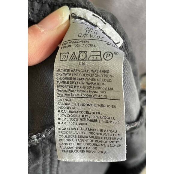 Gap Soft Lyocell Elastic Waist Drawstring Pants Gray Size XS - Picture 5 of 7